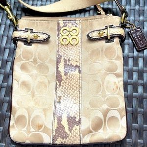 Coach purse and matching small bag